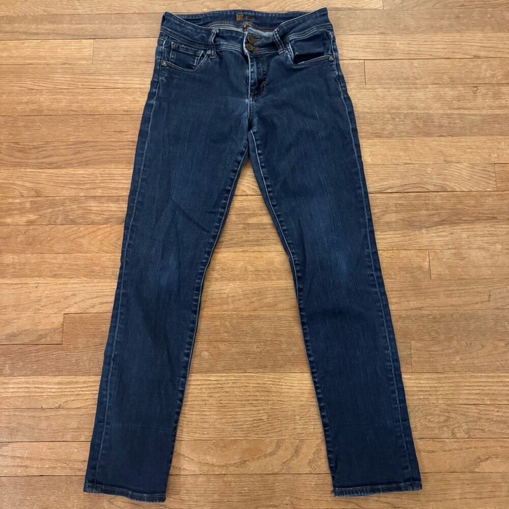 Kut From The Kloth dark wash low rise skinny jeans pants size 2
b46